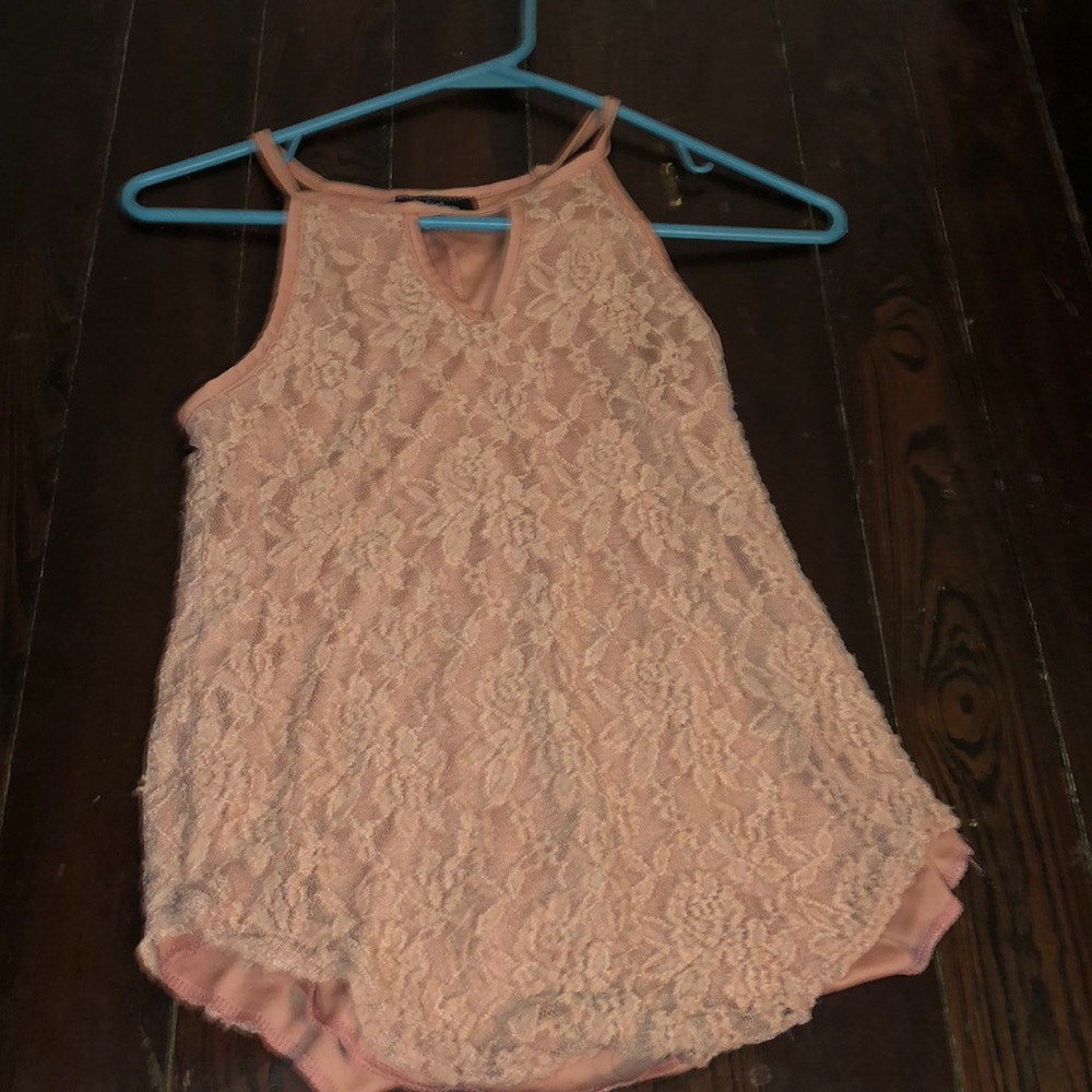 Blush tank top